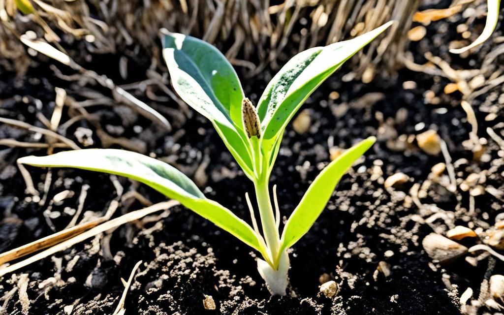milkweed seedling