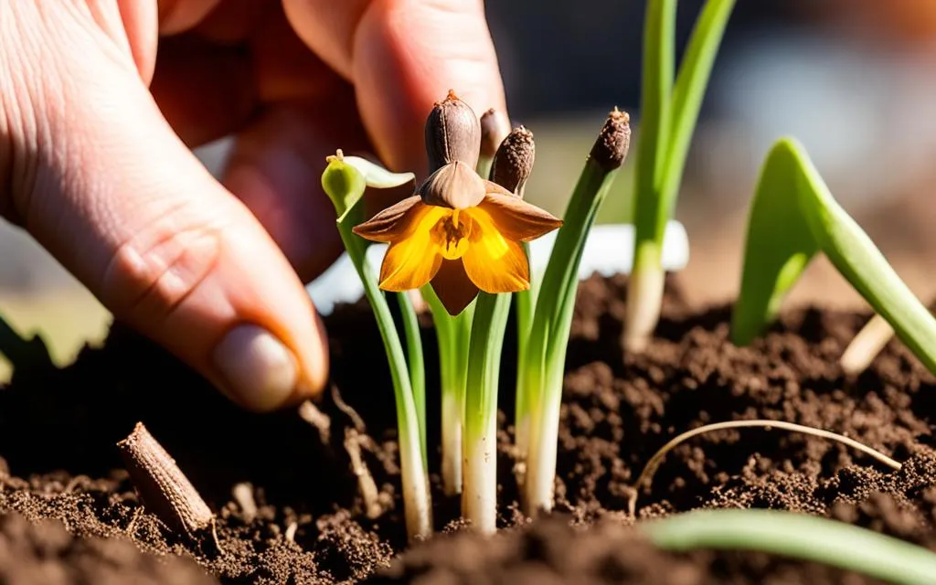 how deep to plant daffodil bulbs