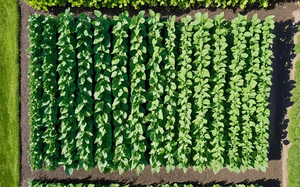 how far apart to plant pole beans