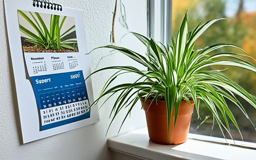 how often to water spider plant