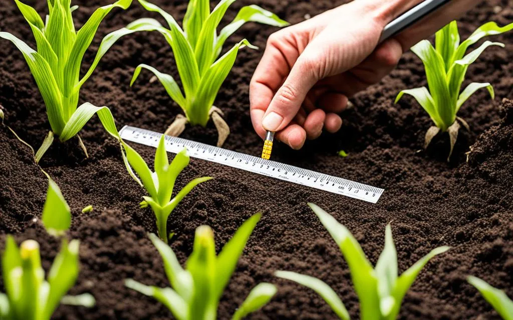 how deep to plant corn