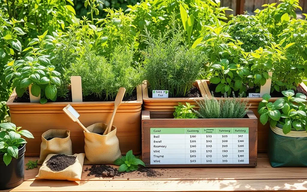 how much does a herb garden cost
