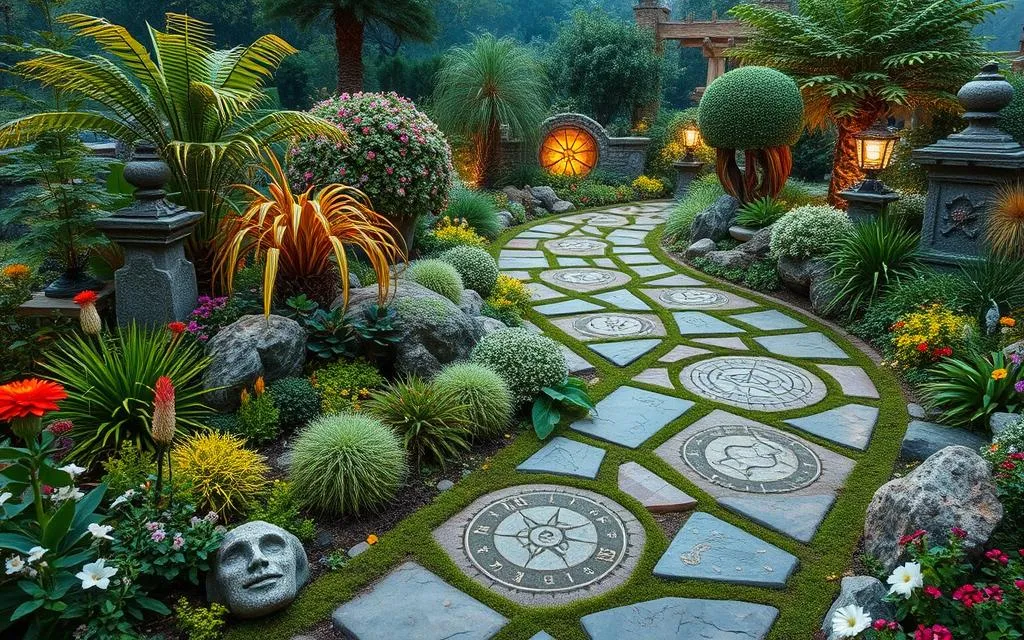how to create an astrology-themed garden