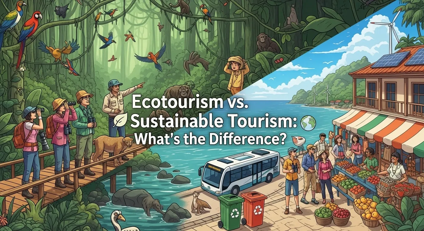 Ecotourism vs. Sustainable Tourism: What’s the Difference?
